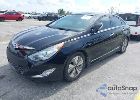2014 Hyundai Sonata Hybrid Limited z USA, uszkodzony, nr VIN KMHEC4A43EA108695